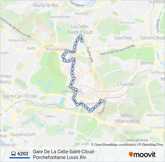 6202 Bus Line Map