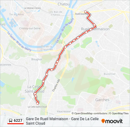 6227 Bus Line Map