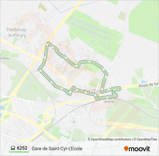 6252 Bus Line Map