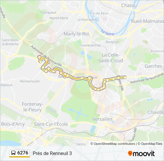 6276 Bus Line Map