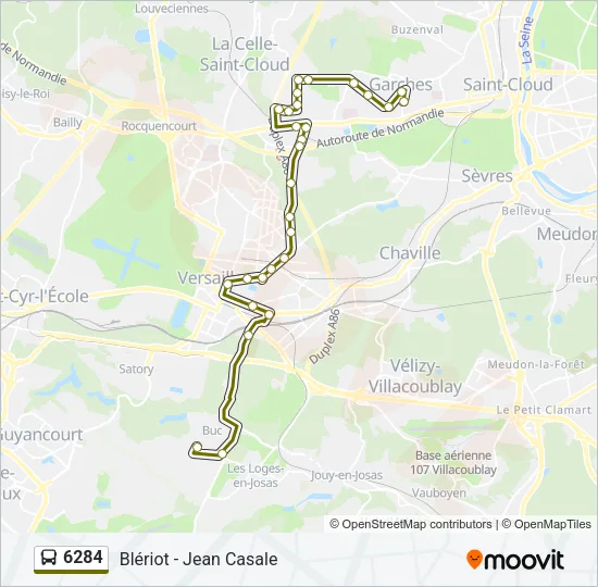 6284 Bus Line Map