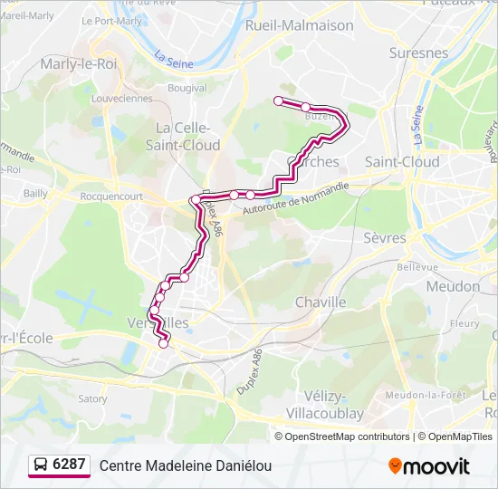 6287 Bus Line Map