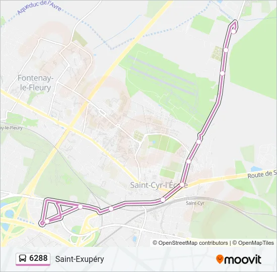 6288 Bus Line Map
