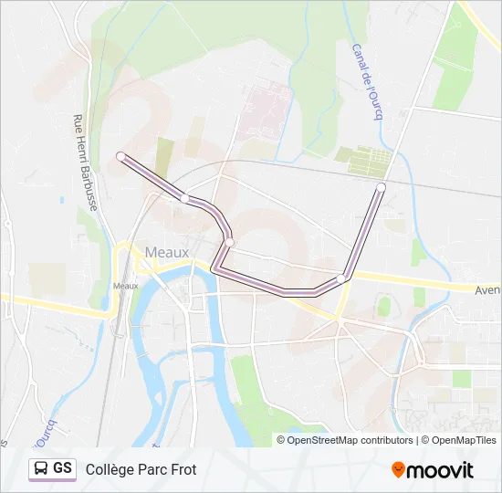GS Bus Line Map