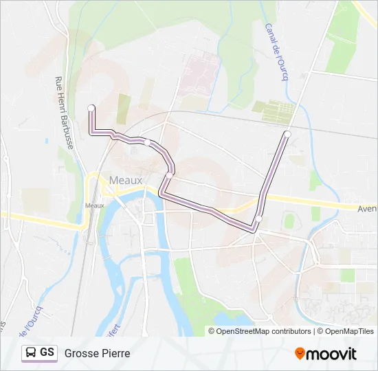 GS Bus Line Map