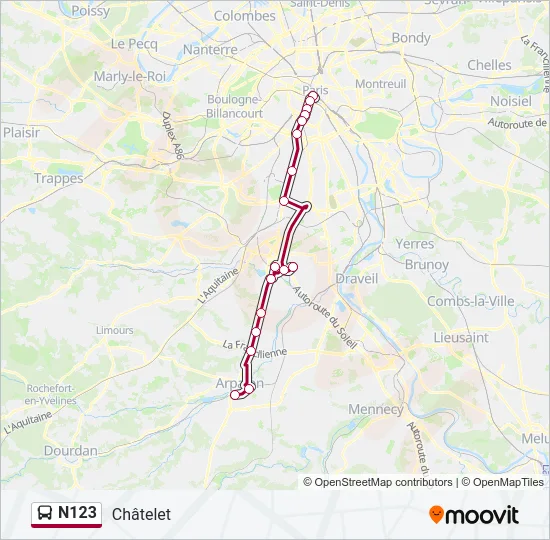 N123  Line Map