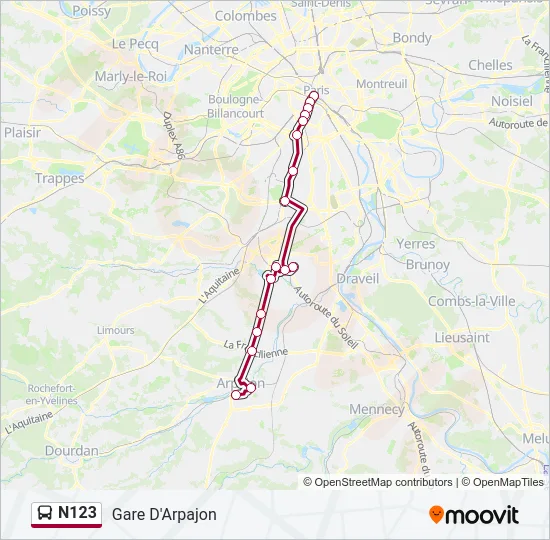 N123  Line Map