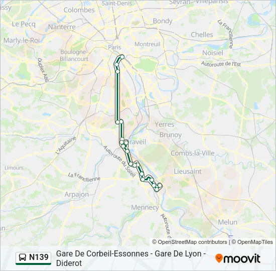 N139  Line Map