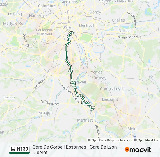 N139  Line Map