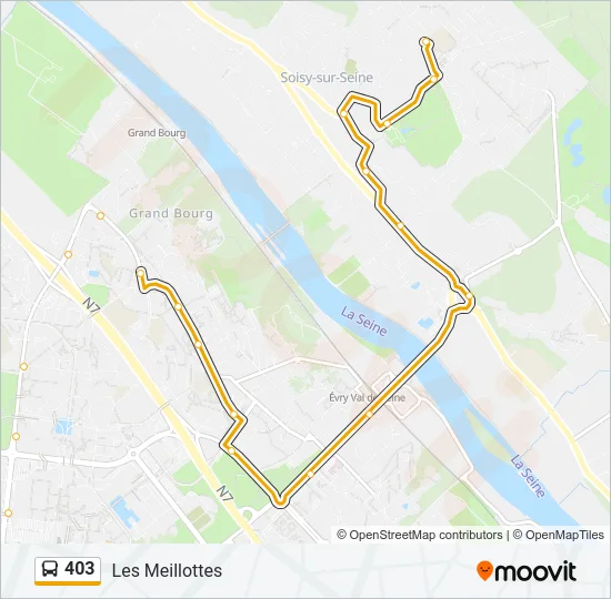 403 Bus Line Map
