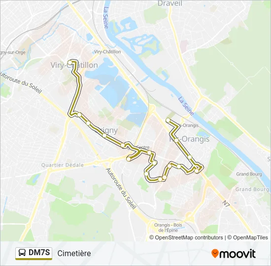 DM7S Bus Line Map