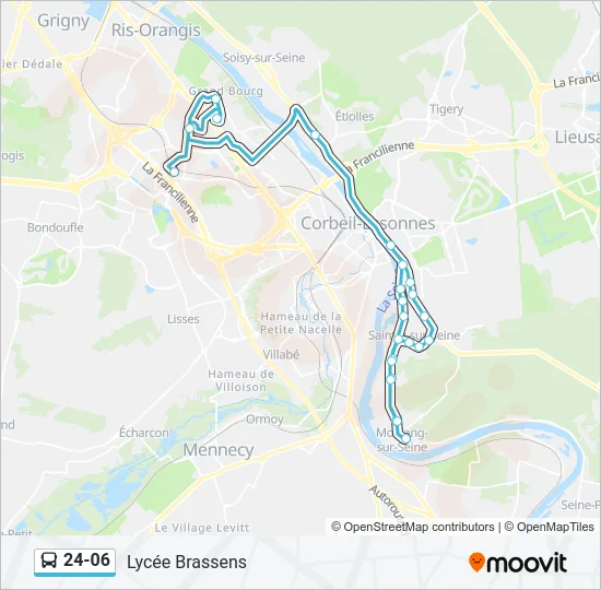24-06 Bus Line Map