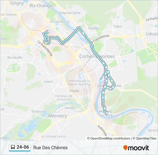 24-06 Bus Line Map