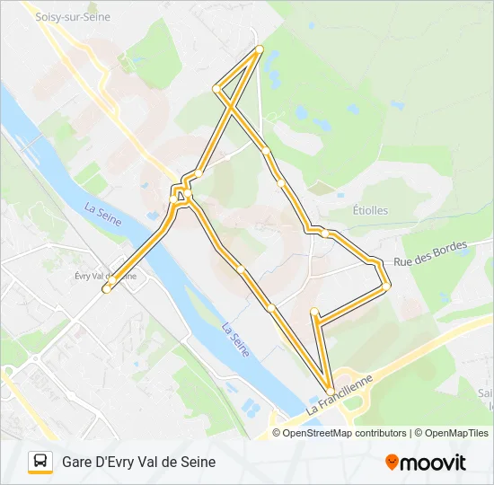 7002 SCO Bus Line Map