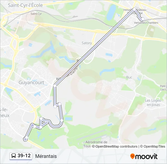 39-12 Bus Line Map
