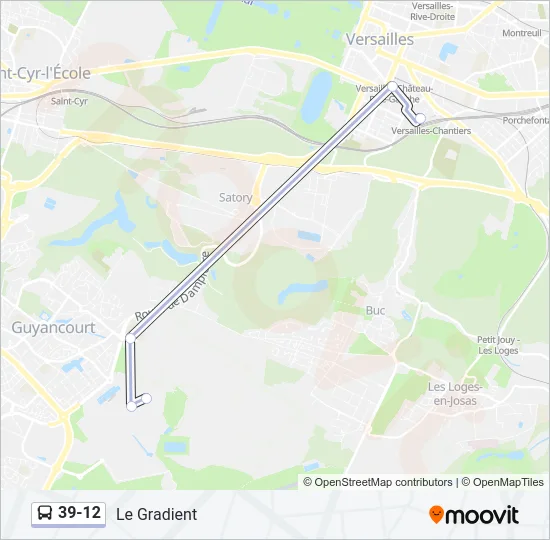 39-12 Bus Line Map