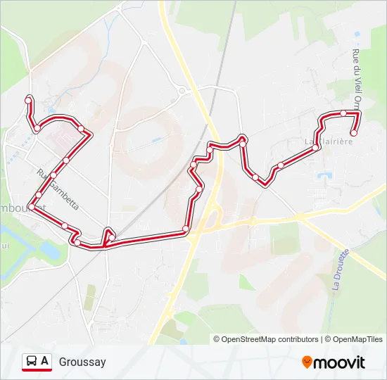 A Bus Line Map