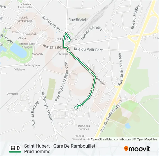 D Bus Line Map