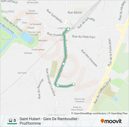 D Bus Line Map