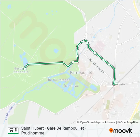 D Bus Line Map