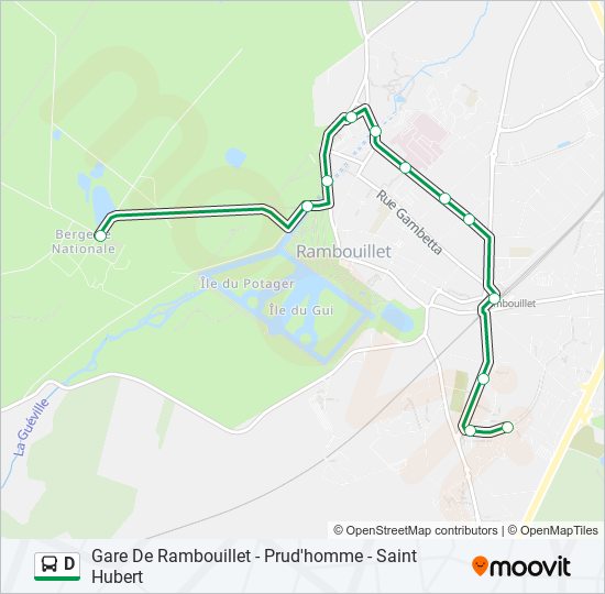 D bus Line Map