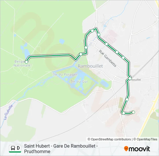 D Bus Line Map