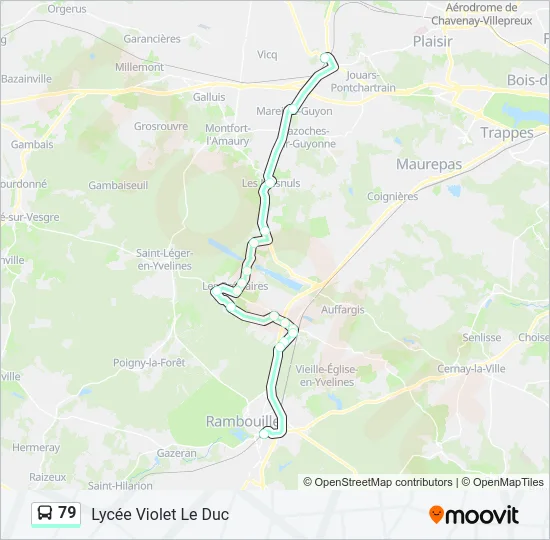 79 Bus Line Map
