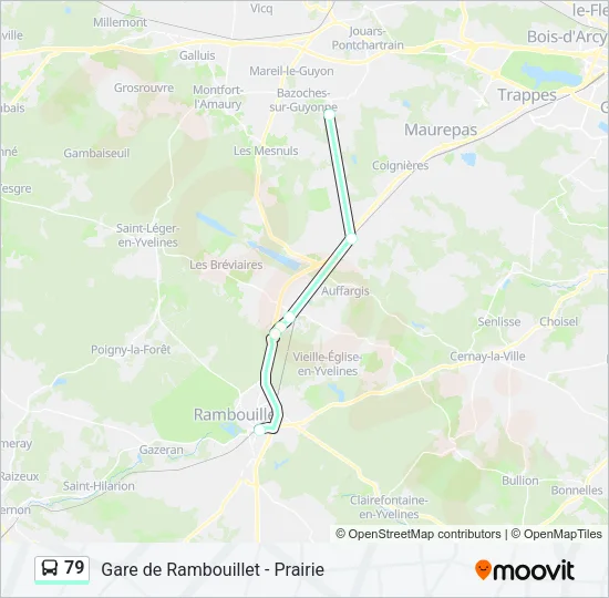 79 Bus Line Map