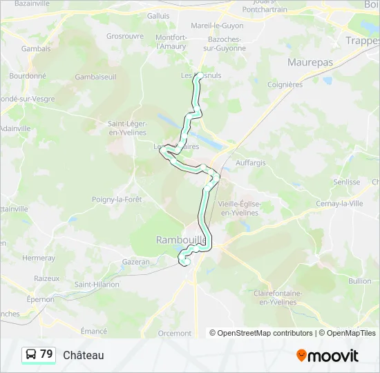 79 Bus Line Map