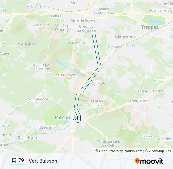 79 Bus Line Map