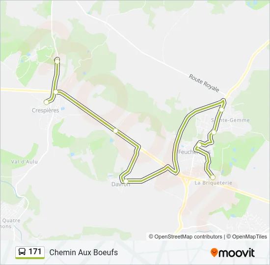 171 Bus Line Map