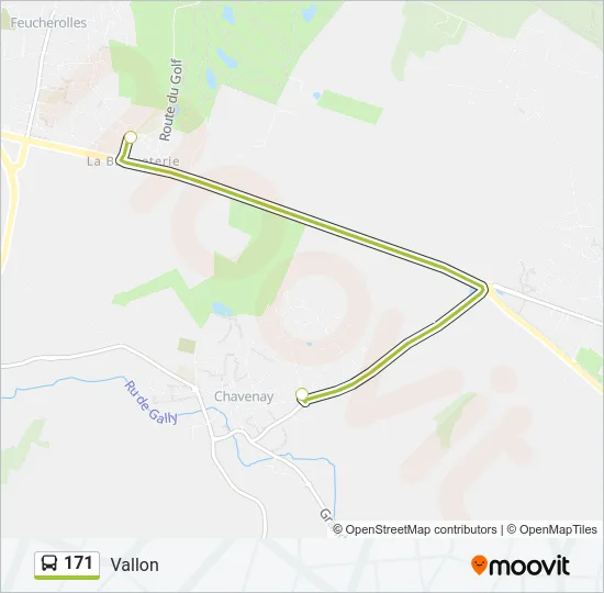 171 Bus Line Map