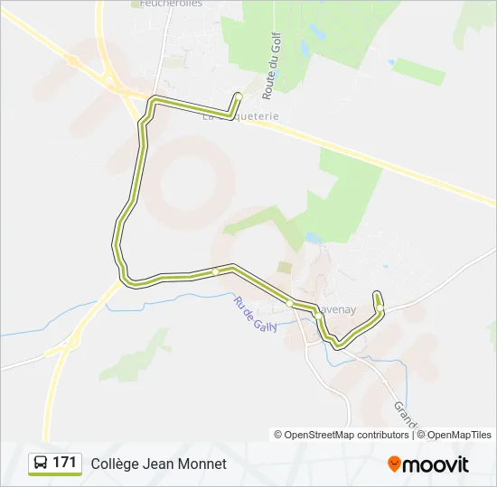 171 Bus Line Map