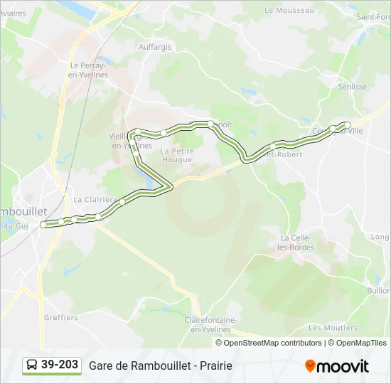 39-203 Bus Line Map