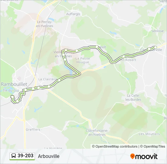 39-203 Bus Line Map