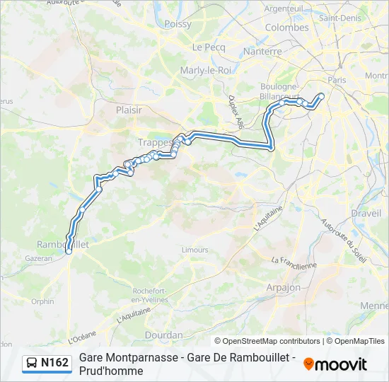N162  Line Map