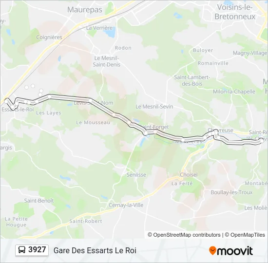 3927 Bus Line Map