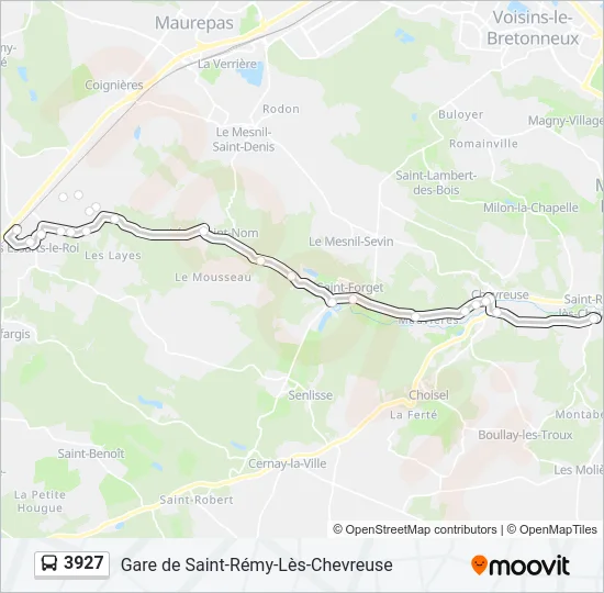 3927 Bus Line Map