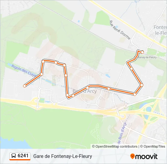 6241 Bus Line Map