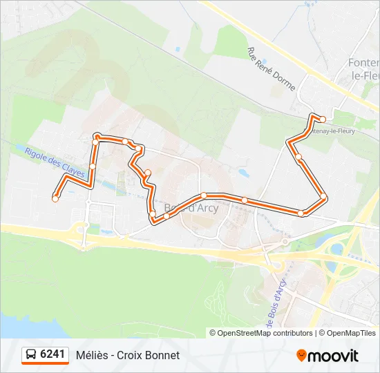 6241 Bus Line Map