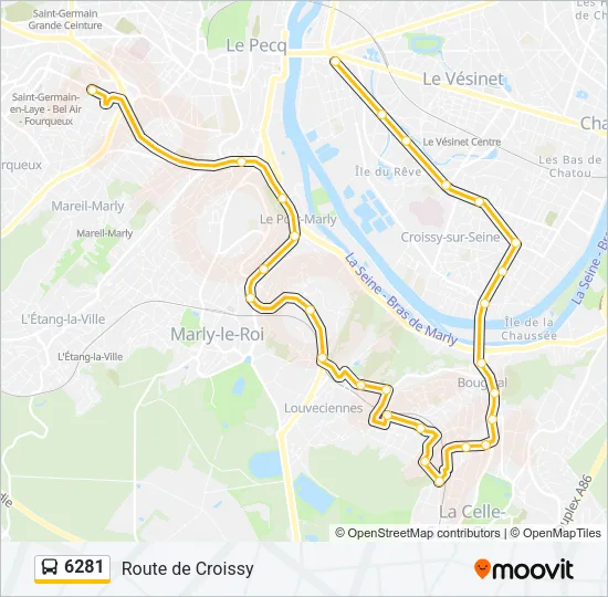 6281 Bus Line Map