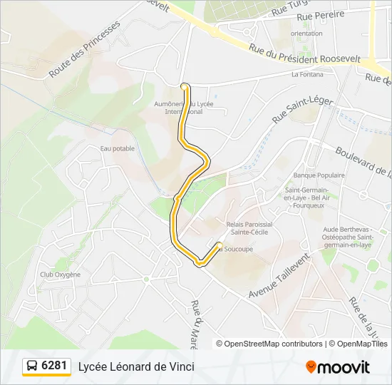6281 Bus Line Map