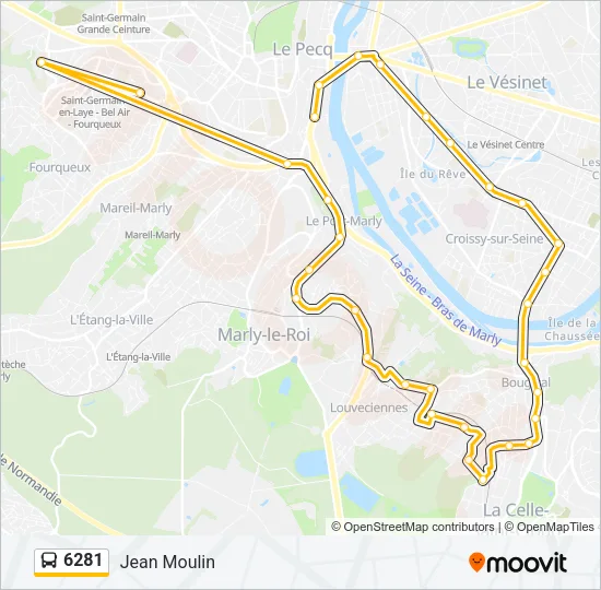 6281 Bus Line Map