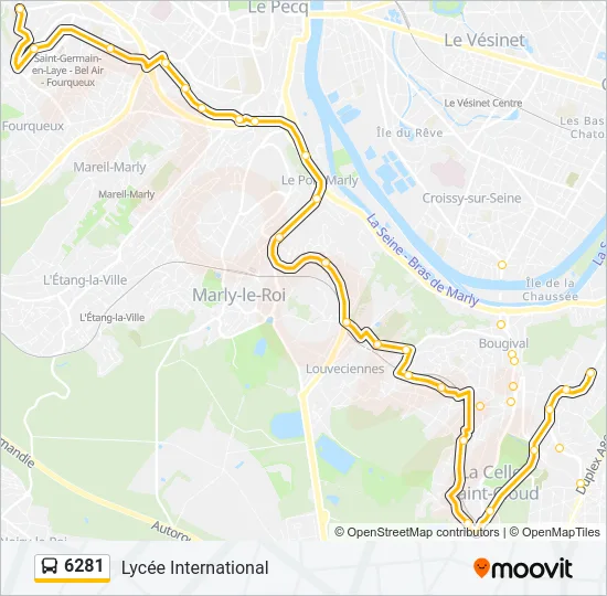 6281 Bus Line Map