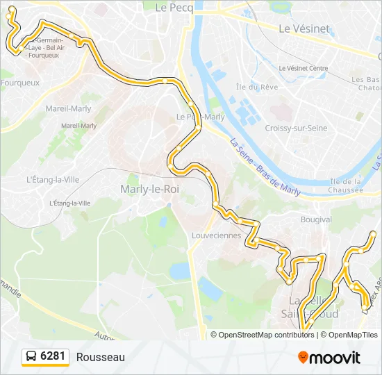 6281 Bus Line Map