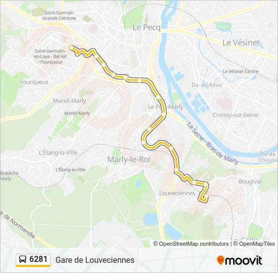 6281 Bus Line Map