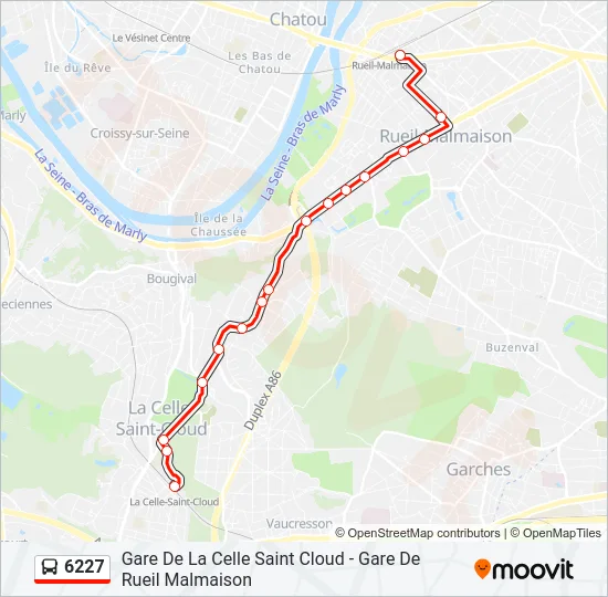 6227 Bus Line Map