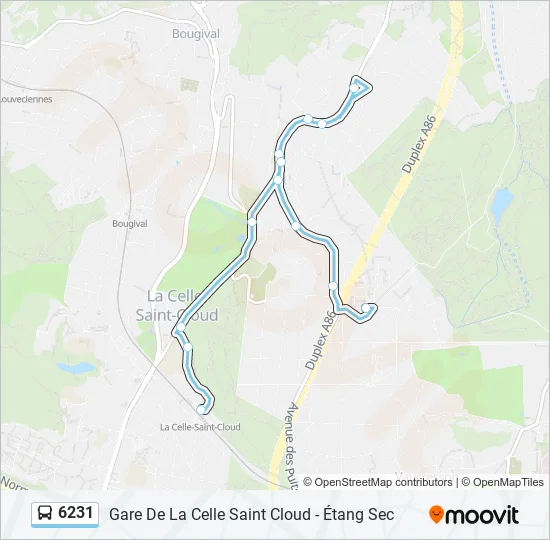6231 Bus Line Map