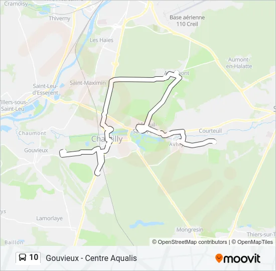 10 Bus Line Map