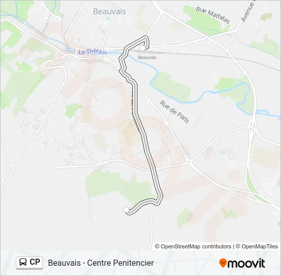 CP Bus Line Map